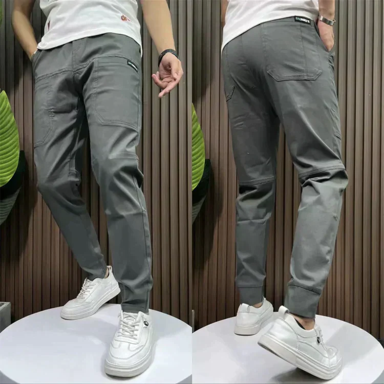 Unai - Pantalones cargo elásticos