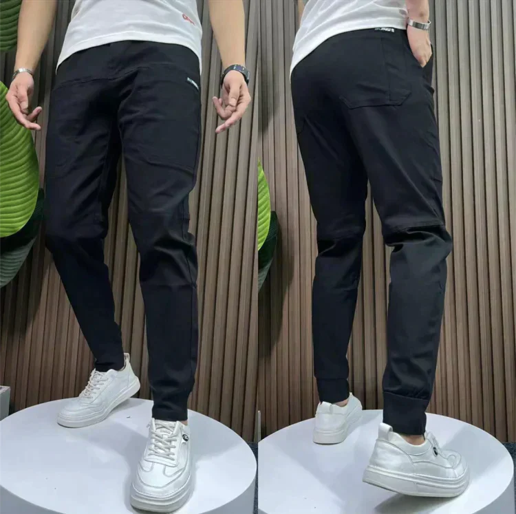 Unai - Pantalones cargo elásticos