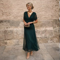 ELIZA | Vestido verde elegante