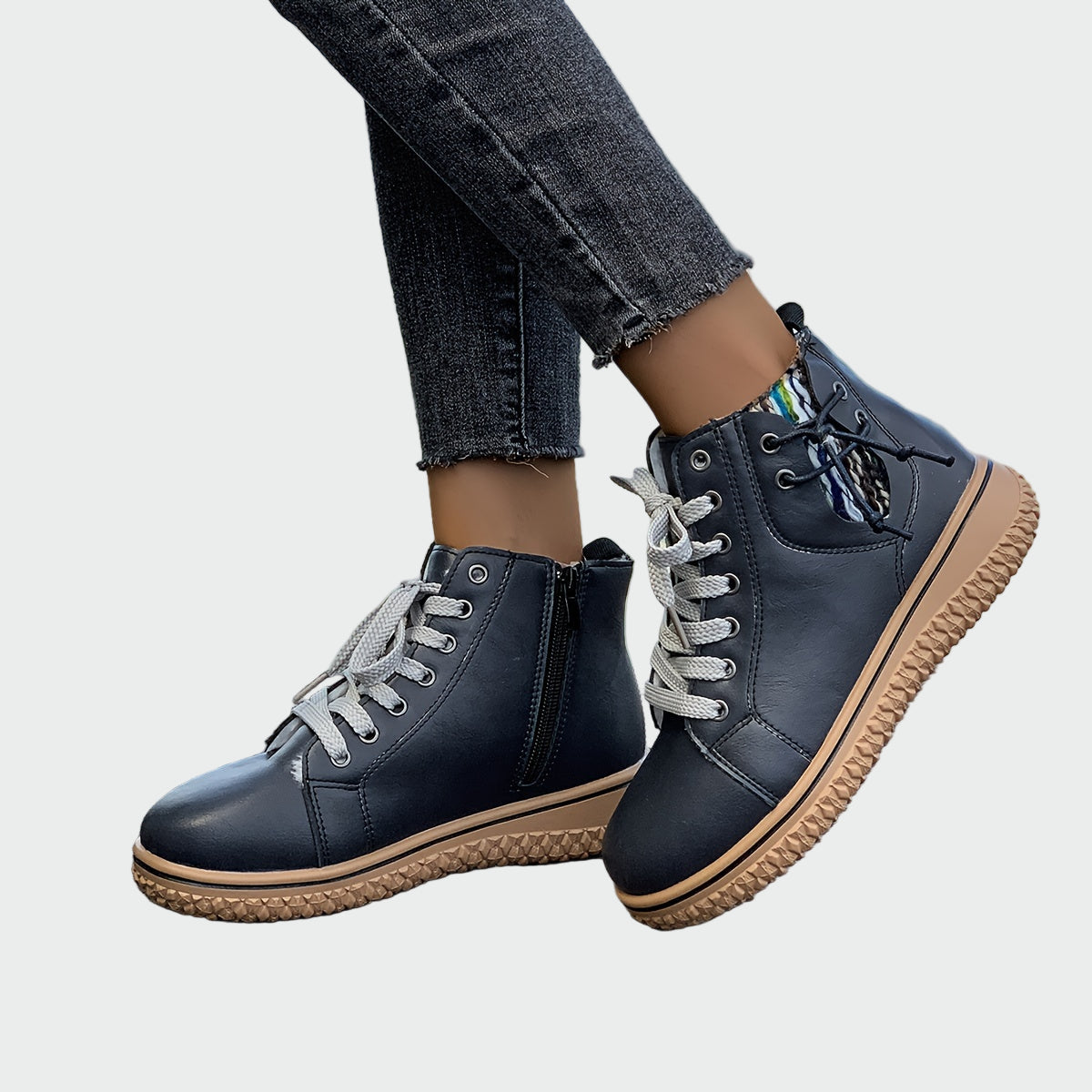 Dafne - Botines ortopédicos de piel