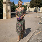 ELIZA | Vestido verde elegante