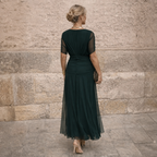ELIZA | Vestido verde elegante