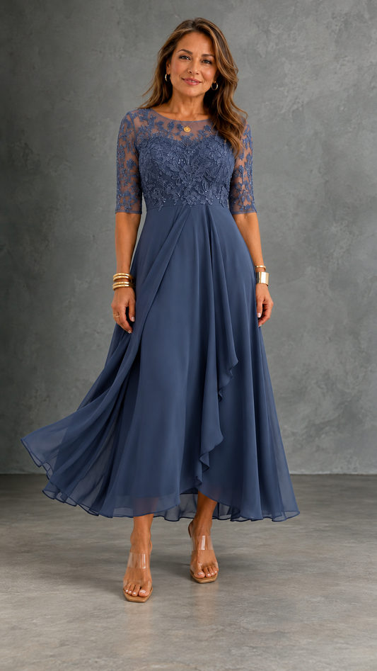 rose | Elegante vestido de encaje