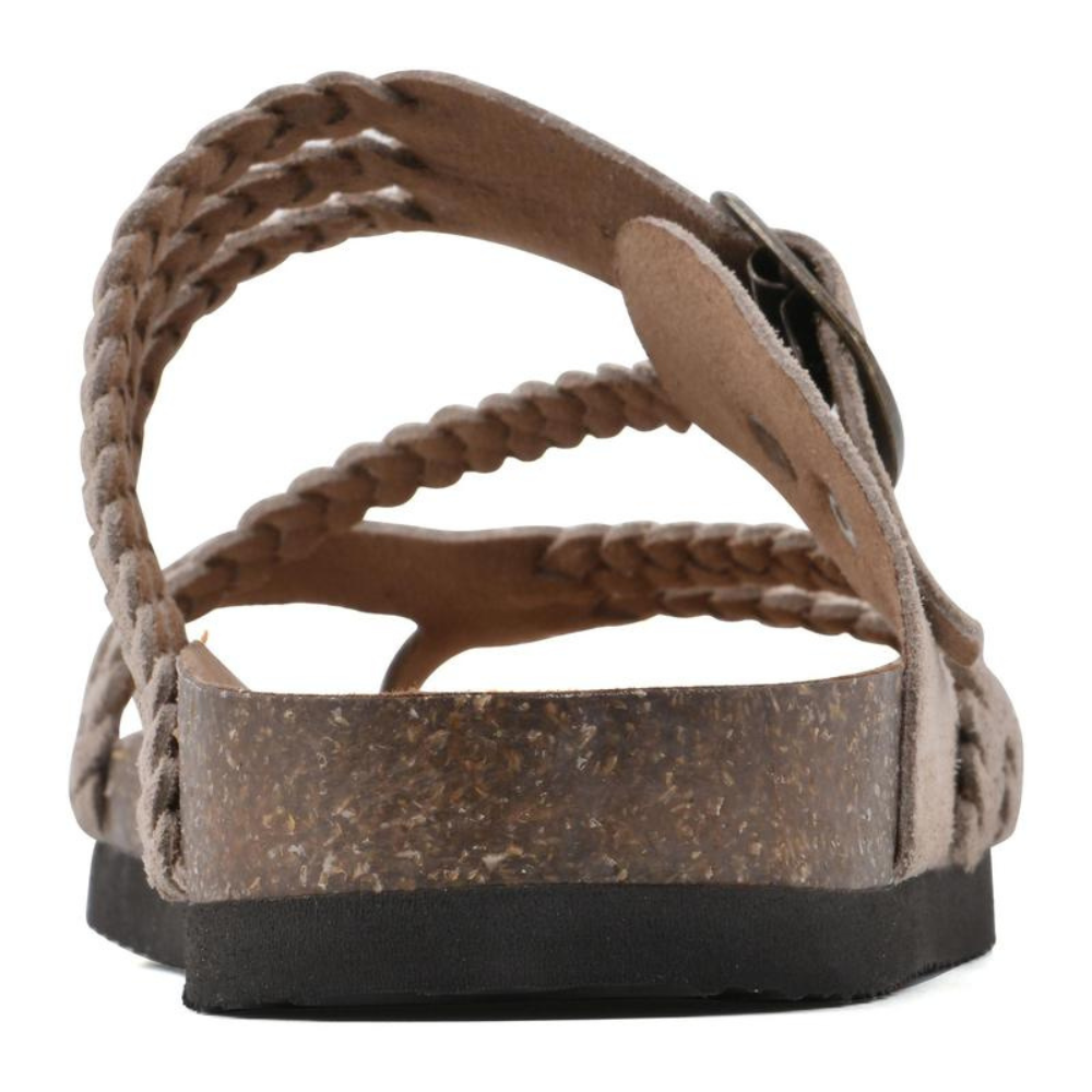 Amelie - Sandalias de corcho trenzadas