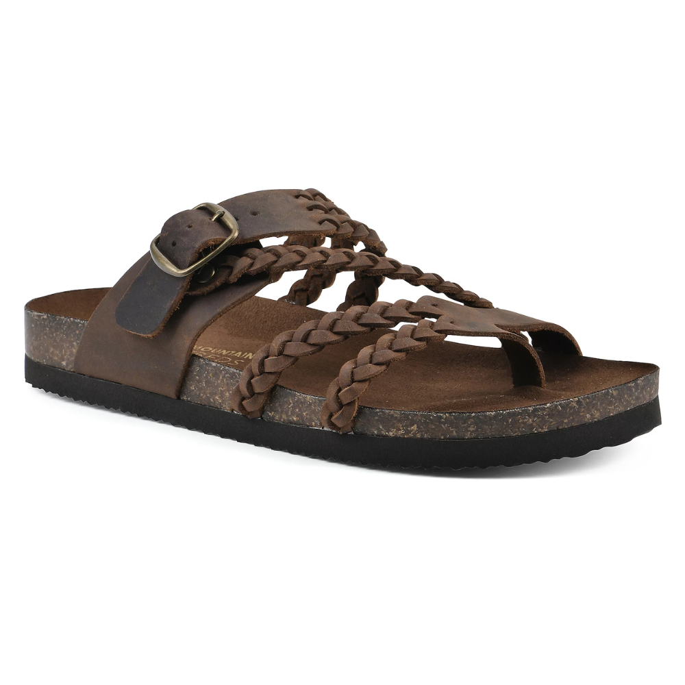 Amelie - Sandalias de corcho trenzadas