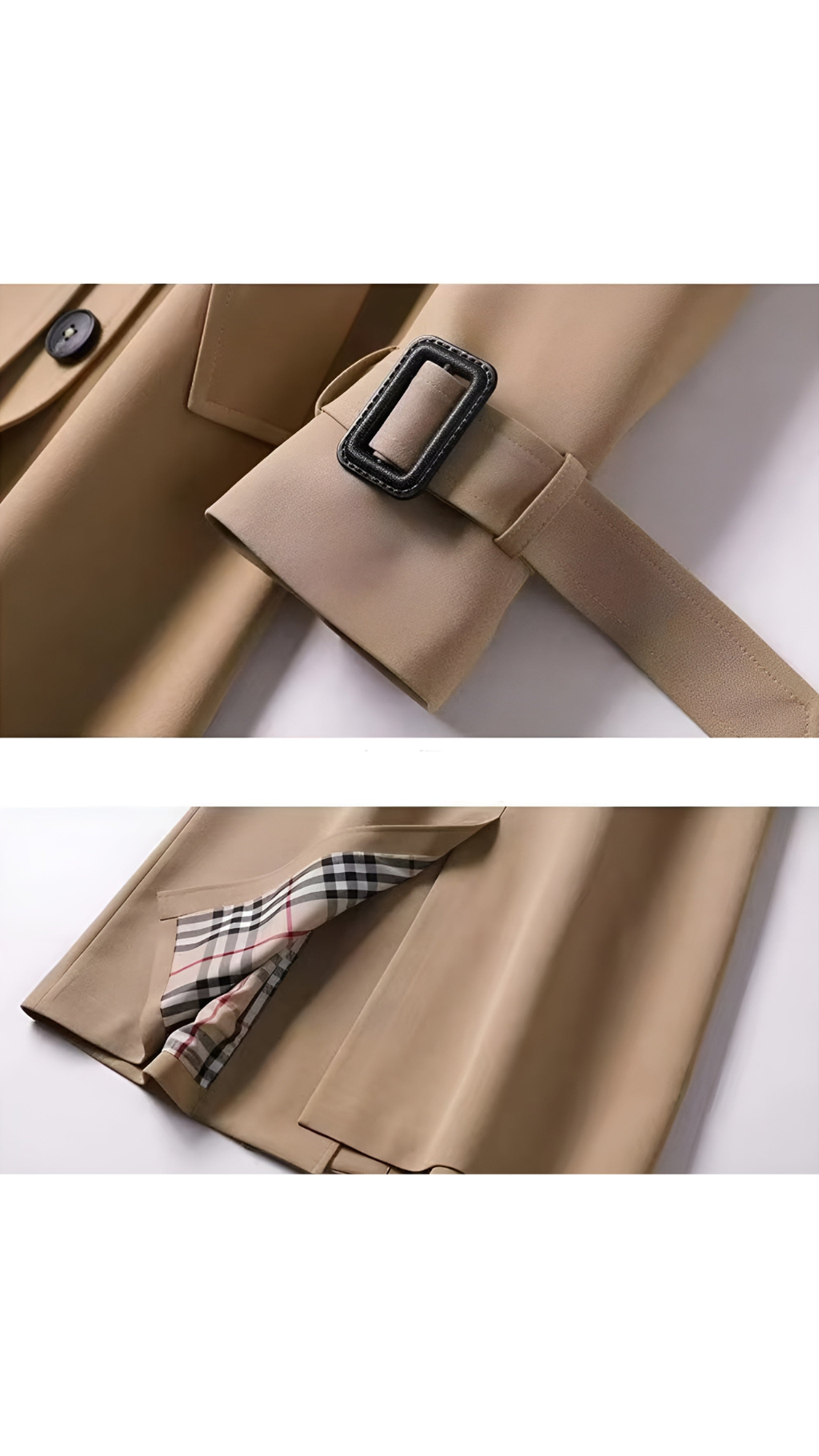 Alba - Gabardina Elegante de Alta Confección