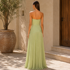 Vestido Almudena - Elegancia Sofisticada que Estiliza con Delicadeza