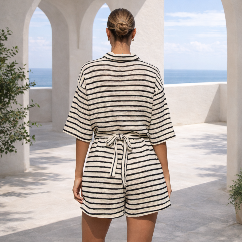 CONJUNTO STRIPED BREEZE - Ligereza y estilo effortless