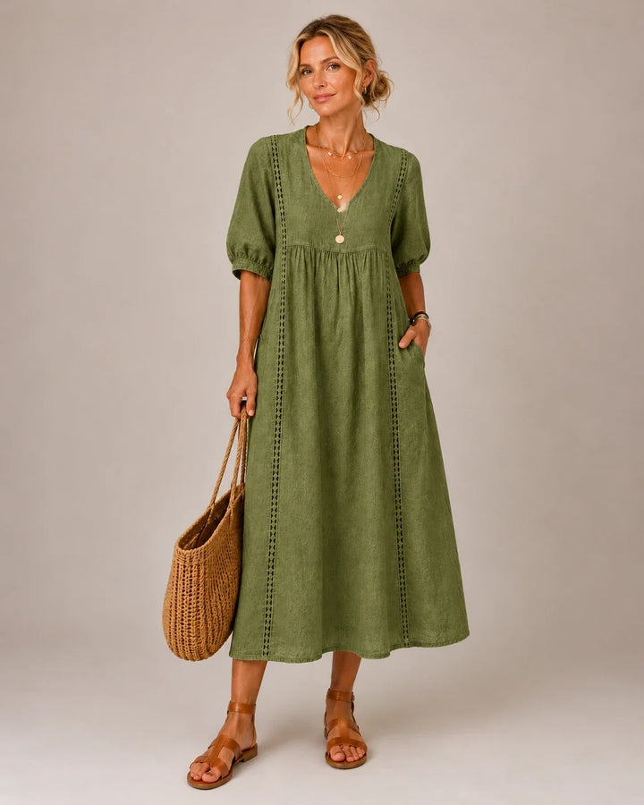 Sefi | Vestido Midi de Lino