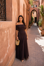 Vega - Vestido Toledo en color marrón
