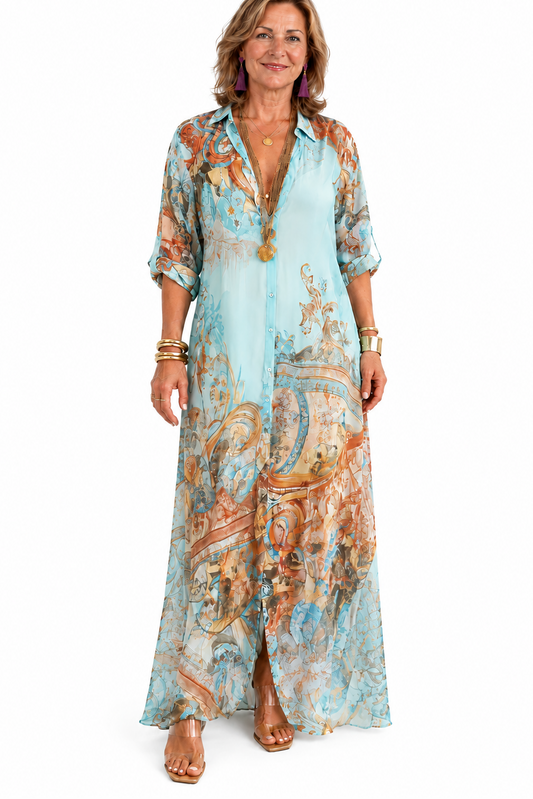 Valentina | Vestido Mediterráneo