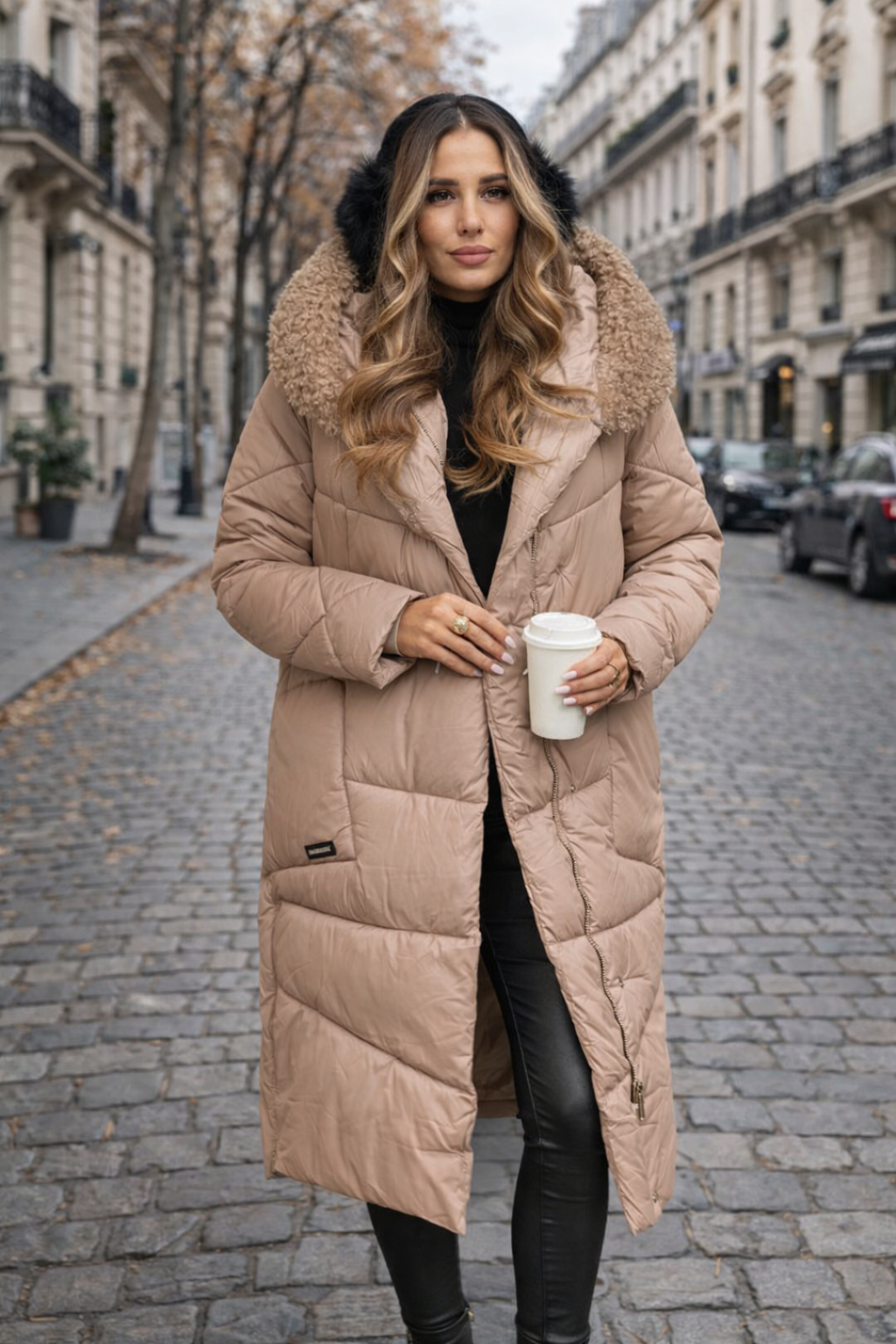 Alejandra - Abrigo de invierno Luxe acolchado para mujer