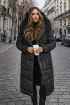 Alejandra - Abrigo de invierno Luxe acolchado para mujer