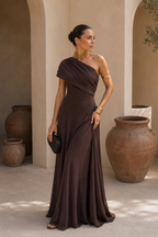 Vega - Vestido Toledo en color marrón