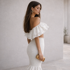 CONJUNTO DOLLY LACE - Elegancia romántica con silueta sirena