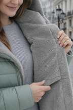 Clara - Abrigo Acolchado con Forro Polar Luxe