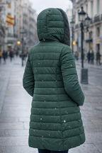 Clara - Abrigo Acolchado con Forro Polar Luxe