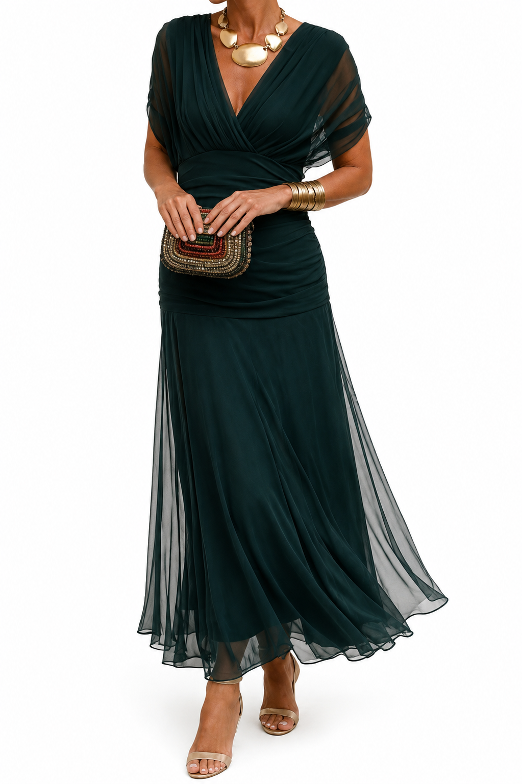 Cecilia | Vestido Largo con Hombros Descubiertos