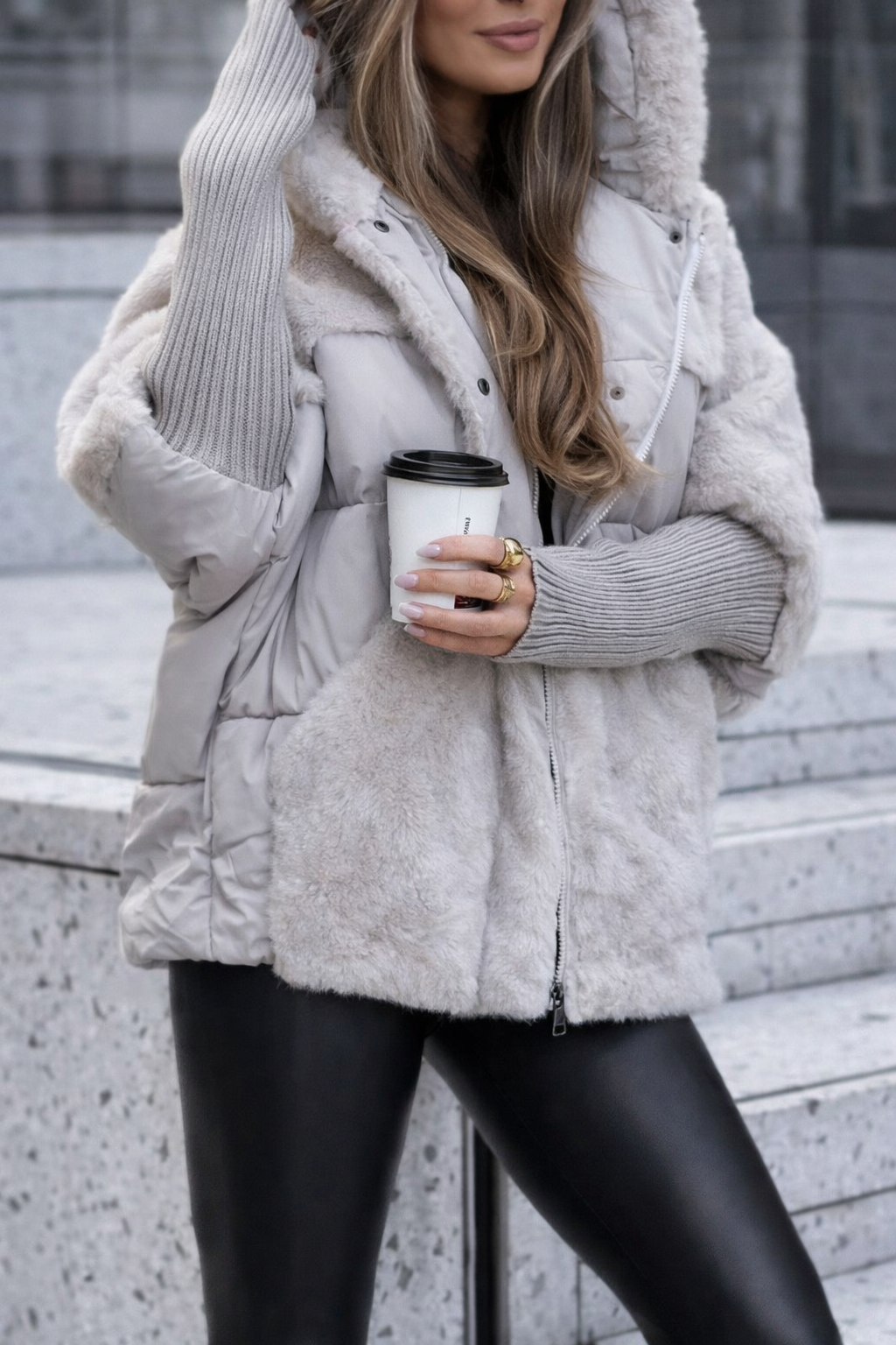 Maia - chaqueta acolchada Luxe Velvet