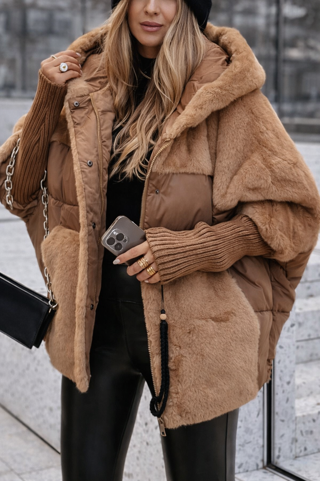 Maia - chaqueta acolchada Luxe Velvet