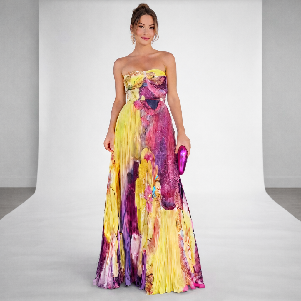 Vestido Valentina - Plisado que Estiliza y Suaviza la Silueta