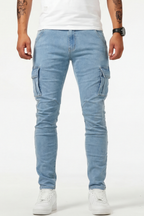Ethan - Vaqueros cargo elásticos para hombre