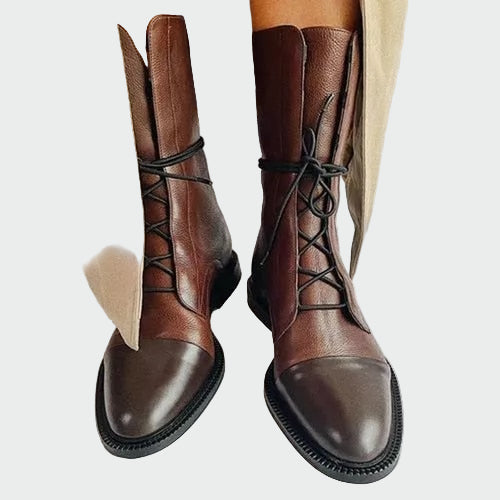 Fiona - Botas ortopédicas de cuero