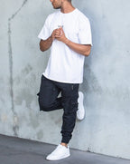 Diego - Pantalones cargo negros