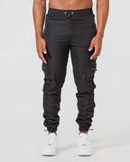 Diego - Pantalones cargo negros