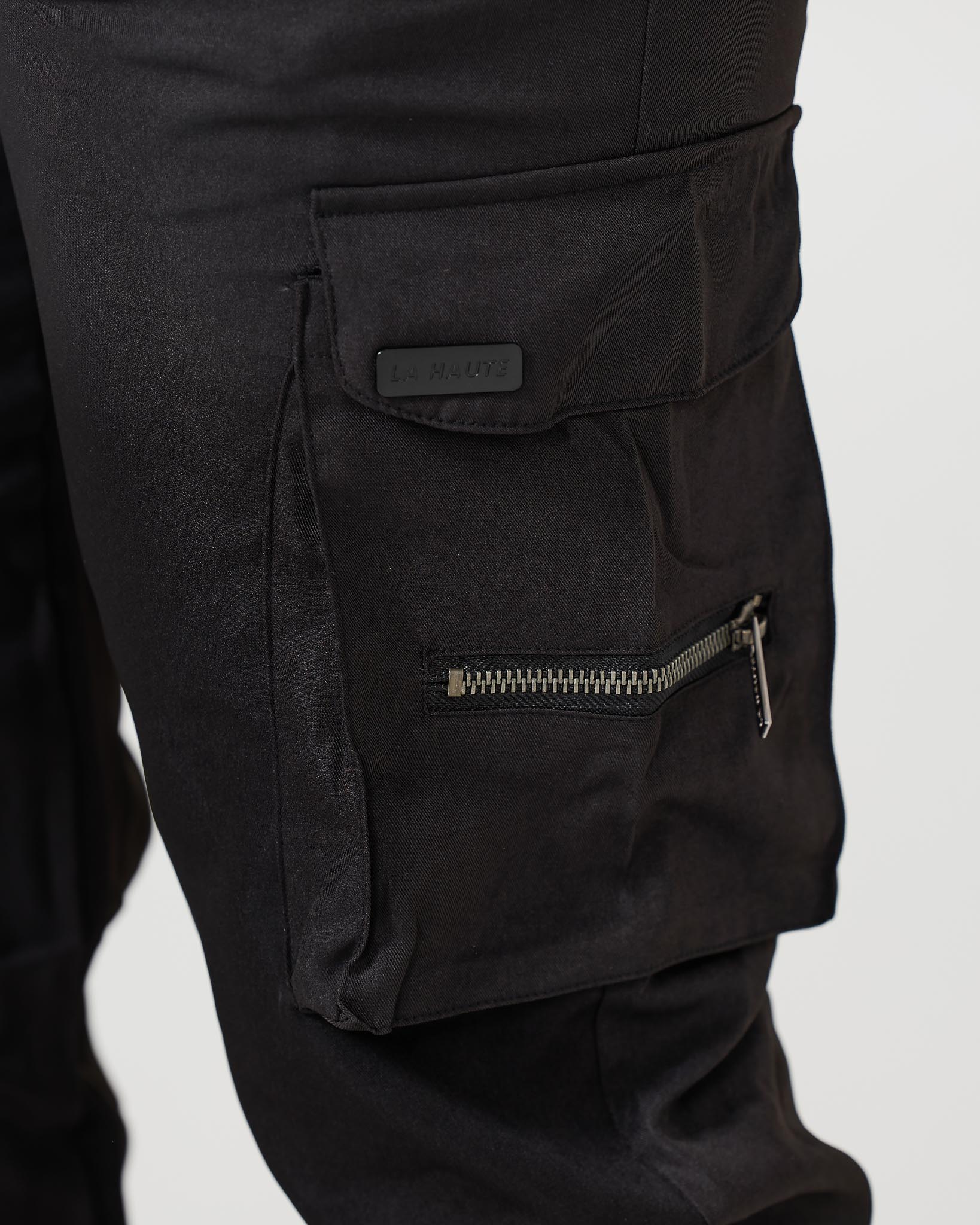 Diego - Pantalones cargo negros
