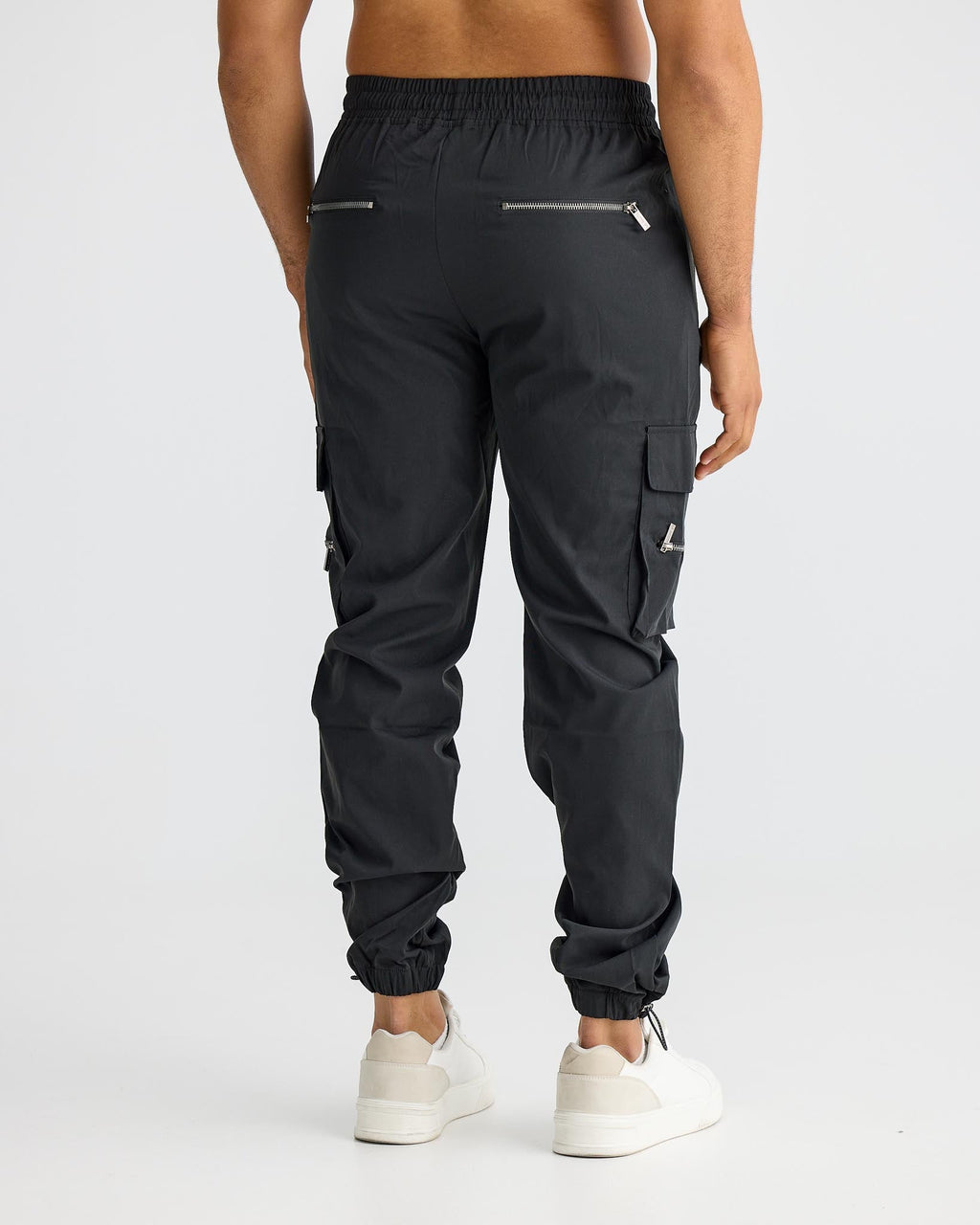 Diego - Pantalones cargo negros