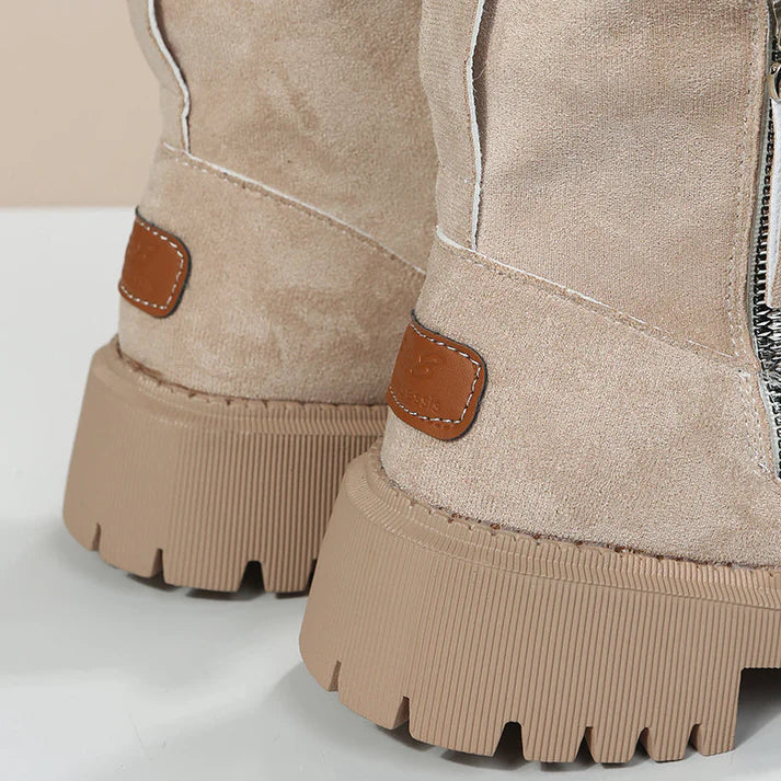 Camila - Botas de invierno forradas con cremallera lateral