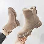 Camila - Botas de invierno forradas con cremallera lateral