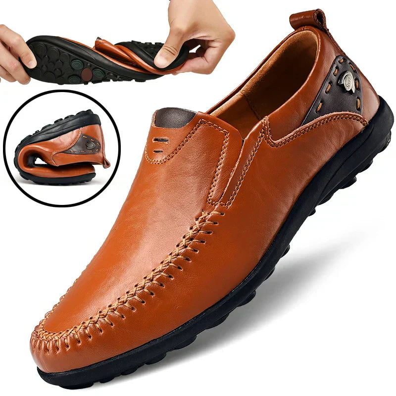 Thiago - Mocasines Flexibles de piel de primera calidad
