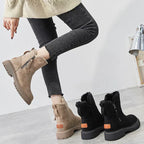 Camila - Botas de invierno forradas con cremallera lateral