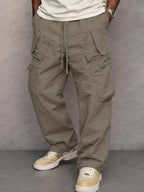 Javier - Pantalones cargo de corte recto
