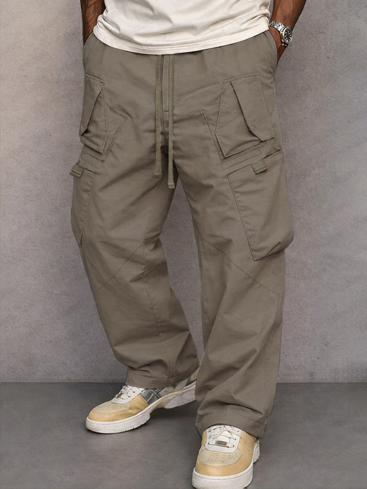 Javier - Pantalones cargo de corte recto