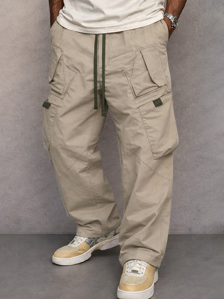 Javier - Pantalones cargo de corte recto