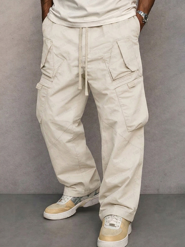 Javier - Pantalones cargo de corte recto