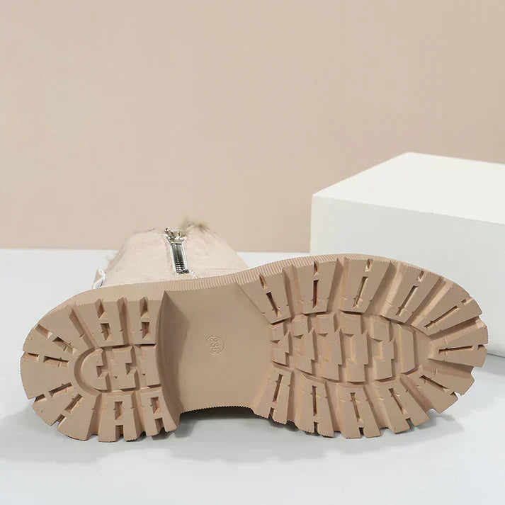 Camila - Botas de invierno forradas con cremallera lateral