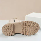 Camila - Botas de invierno forradas con cremallera lateral