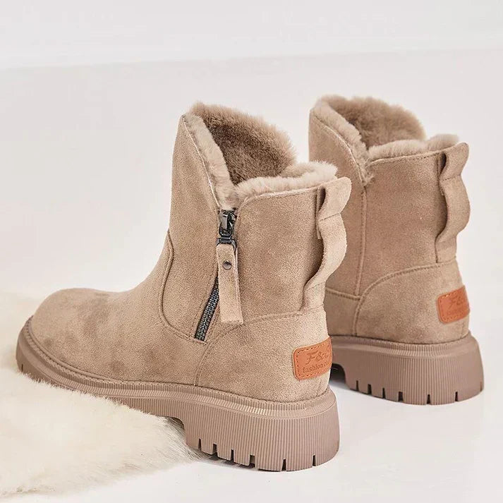Camila - Botas de invierno forradas con cremallera lateral