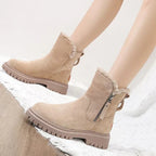 Camila - Botas de invierno forradas con cremallera lateral