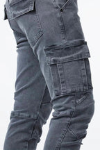 Ethan - Vaqueros cargo elásticos para hombre