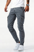 Ethan - Vaqueros cargo elásticos para hombre