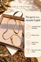 Liquid | Gargantilla Dorada