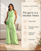 Amara | Mono Pantalón Ancho