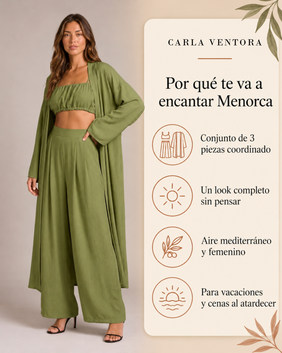 Menorca | Conjunto de 3 Piezas