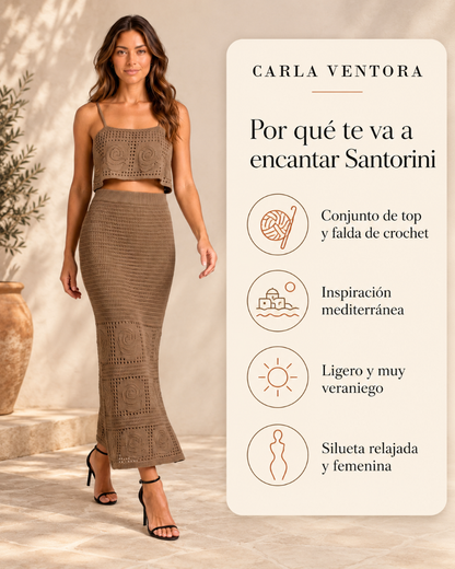 Santorini | Conjunto de Crochet
