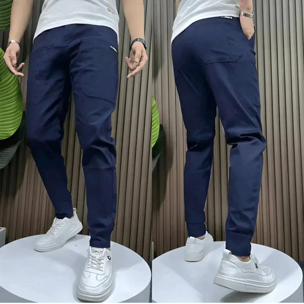 Unai - Pantalones cargo elásticos